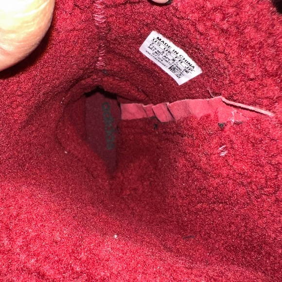 👑✅PRICE FIRM✅NO OFFERS👑RARE Adidas Burgundy Sports Boots - Picture 11 of 15